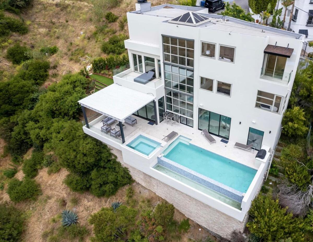 Hollywood Hills Villa Incredible Views Infinity Pool Los Angeles Exterior photo