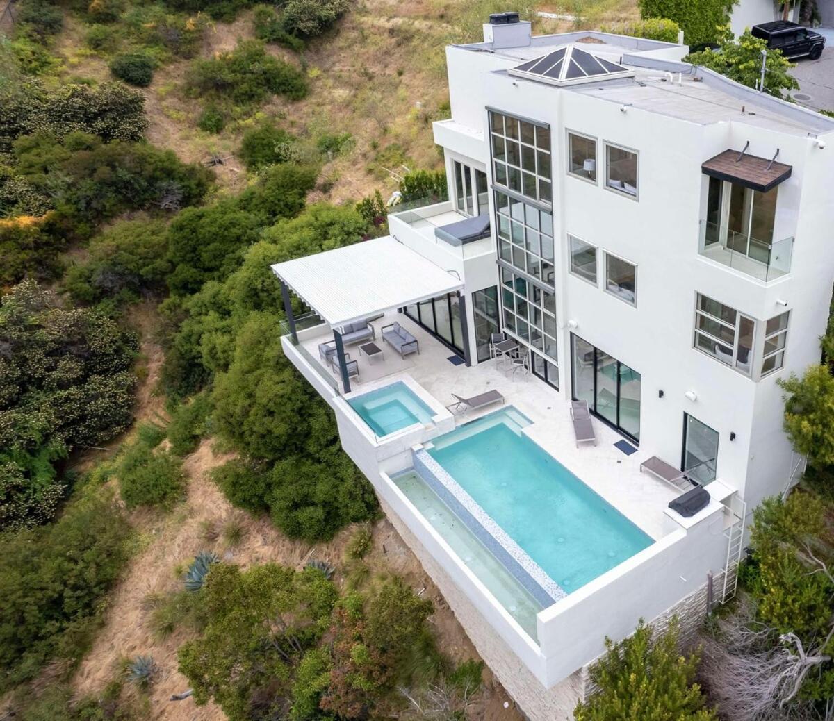 Hollywood Hills Villa Incredible Views Infinity Pool Los Angeles Exterior photo