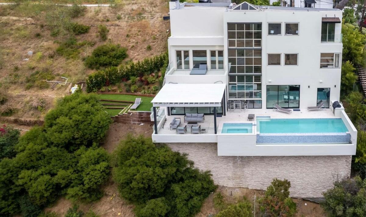 Hollywood Hills Villa Incredible Views Infinity Pool Los Angeles Exterior photo