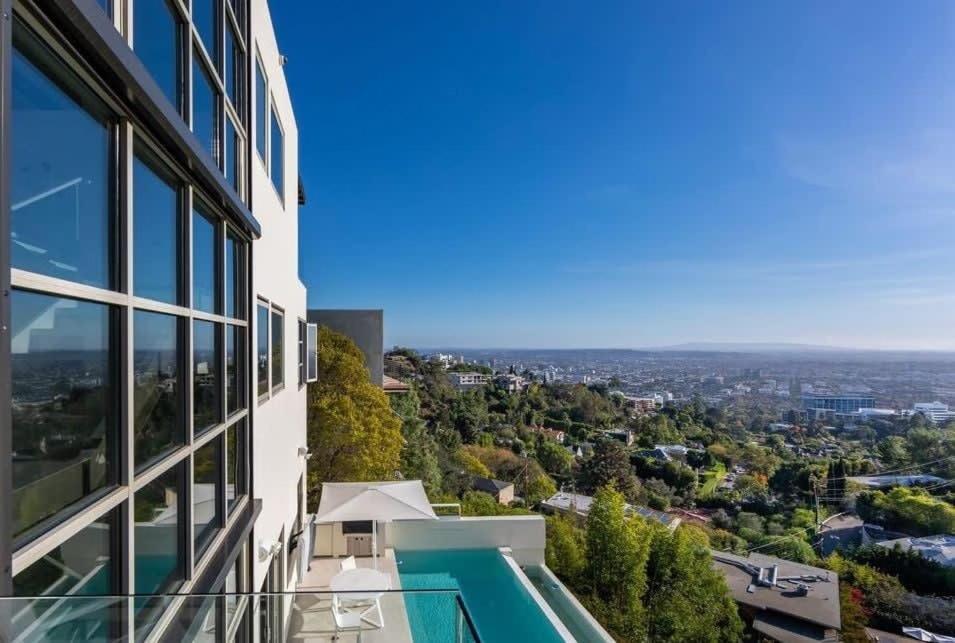 Hollywood Hills Villa Incredible Views Infinity Pool Los Angeles Exterior photo