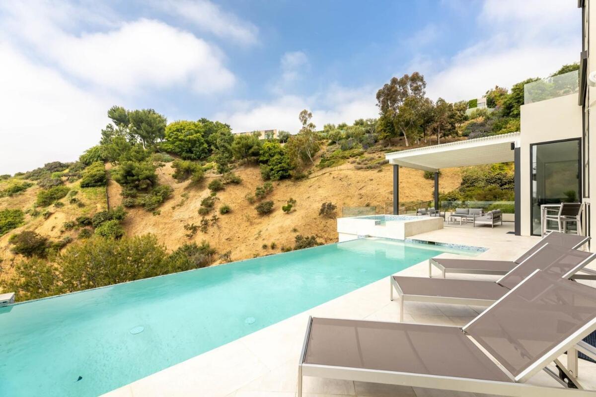 Hollywood Hills Villa Incredible Views Infinity Pool Los Angeles Exterior photo